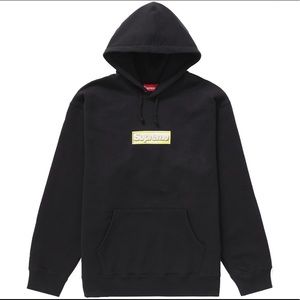 Supreme bling box logo hoodie